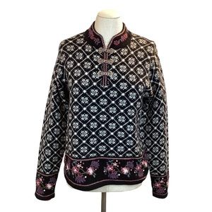 FieldGear Nordic Lambs Wool Sweater Vintage